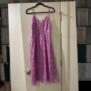 ASTR the label Lace A Line MIDI Dress